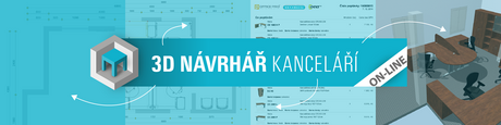 3D NÁVRHÁŘ KANCELÁŘÍ
